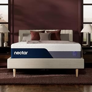 Nectar Luxe 14” Twin Mattress – Medium Firm – Contouring Memory Foam – Cooling Upgrade – 3” Pressure Relief Layer – Responsive Support – Mattress in a Box – 365-Night Trial & Forever Warranty