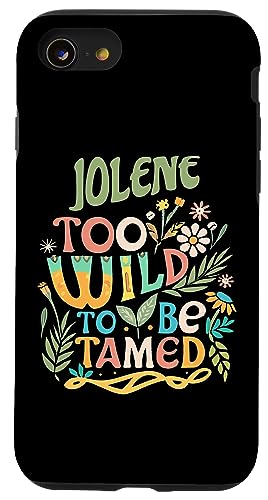 JOLENE Name Cute Retro Girls Wildflower JOLENE Name X}zP[X iPhone SE (2020) / 7 / 8 p
