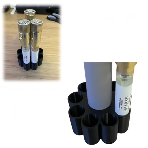 SensAjkngkL Suitable for Scentbird Fragrance Holder Organizer, Cylindrical Display Stand Holds 9 Perfume Bottles, Convenient Storage