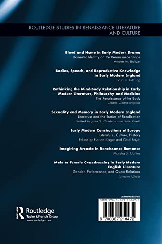 Male-to-Female Crossdressing in Early Modern English Literature: Gender, Performance, and Queer Rela