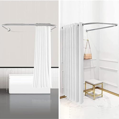 Rail d'angle réglable en acier inoxydable durable pour douche - 7