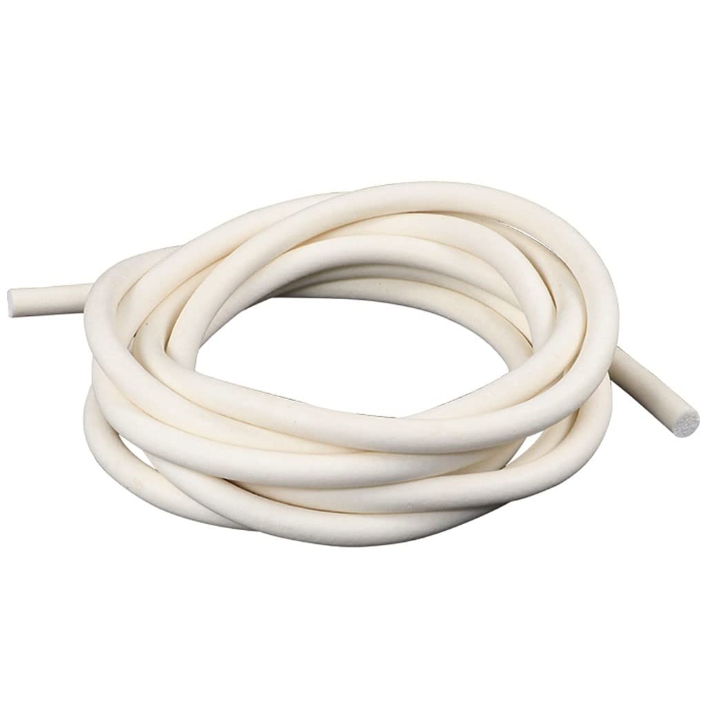 Silicone Foam Seal Strip, Silicone Sponge Sealing Strip White 8-25mm x 1M Closed-Cell Circular Foam Support Rod Seal(11mm 1M)