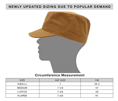 Image of KB-Ethos Cadet Army Cap Basic Everyday Military Style Hat (Now with STASH Pocket Version Available)