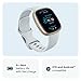 Fitbit Sense 2 Advanced Health and Fitness Smartwatch with Tools to Manage Stress and Sleep, ECG App, SpO2, 24/7 Heart Rate and GPS, Blue Mist/Pale Gold, One Size (S & L Bands Included)