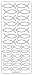 Ursus 59310090 - Kreativ Sticker, Fisch, silber, 5 Blatt, selbstklebend, Ideal zur Kartengestaltung und zum Dekorieren von Geschenken, Stickerbogen ca. 10 x 23 cm