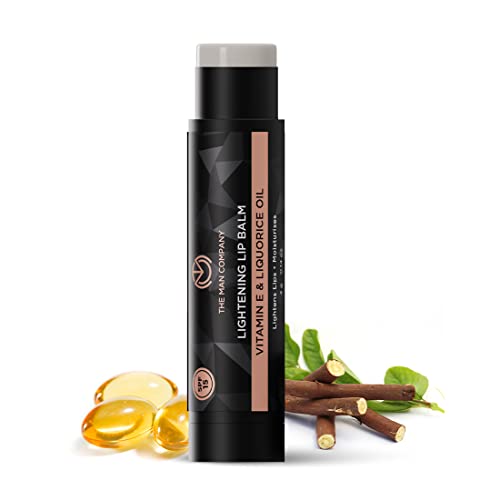 Image of The Man Company Lightening Lip Balm with Vitamin E, Coconut & Olive Oil | Provides Lip Care to Dry, Chapped, Dark and Smoky Lips | Moisturizes, Nourishes, Soften Lips - Pack of 10