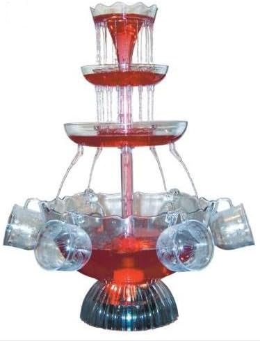 Cocktail Fountain Illuminated