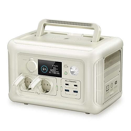 ALLPOWERS Estación de energía portátil R600, generador solar, 299...