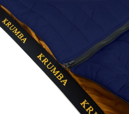 Image of Krumba Men Lightweight Vest for Casual: Puffer Sleeveless Zip Up Winter Jackets