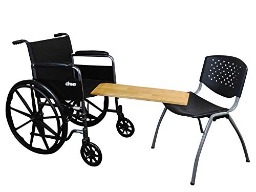 Blue Jay An Elite Healthcare Brand Wooden Transfer Board - 8" X 30", 300 Lbs | Mobility Aid, Transfer Board For Wheelchair/Commode | Hardwood, Smooth Finish #TOP5