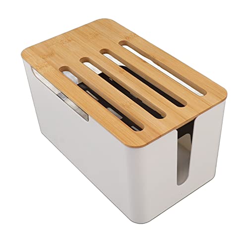 Boîte de rangement de routeur anti-poussière avec gestion de fils WiFi