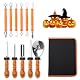 Orchideeknc Halloween Kürbis Schnitzset