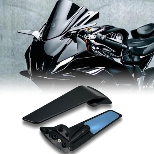 CHILILI CNC Aluminum Winglet Mirrors for Yamaha YZF R7/R6