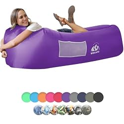 WEKAPO Inflatable Couch Air Lounger Chair - Camping & Beach