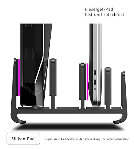 DolDer Supporto verticale per laptop in alluminio