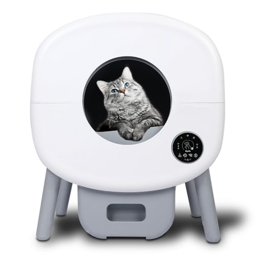 ELFIL Automatische Katzenstreu Toilette Selbstreinigend – Intelligente Katzentoilette mit App Steuerung, Geruchsentfernung & Sicherheitssensor – Großes elektrisches Katzenklo für den Innenbereich ELFIL Automatische Katzenstreu Toilette Selbstreinigend – Intelligente Katzentoilette mit App Steuerung, Geruchsentfernung & Sicherheitssensor – Großes elektrisches Katzenklo für den Innenbereich