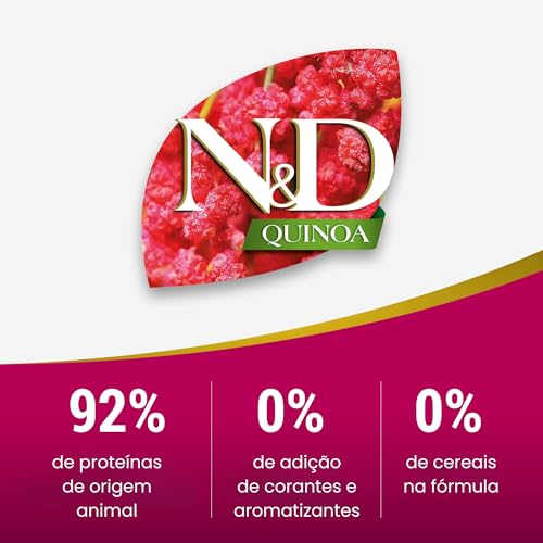 Farmina N&D Quinoa Cuidado Digestivo úmida para Cães Adultos de Todas as Raças Sabor Quinoa, Brocoli