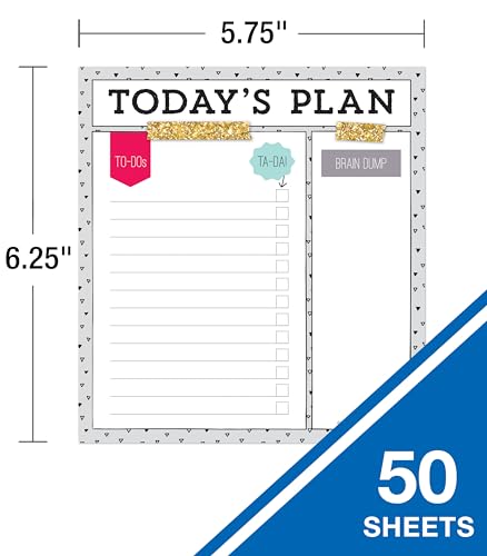 image for Carson Dellosa Education Carson Dellosa Today's Plan Notepad, 50 Sheet
