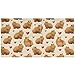 ALAZA Brown Capybara Love Heart 3 Ring Binder Holds of 200 Sheets Fits Letter Sized Paper D-Ring Organizer for School Home Work Office Supplies 2 Pack