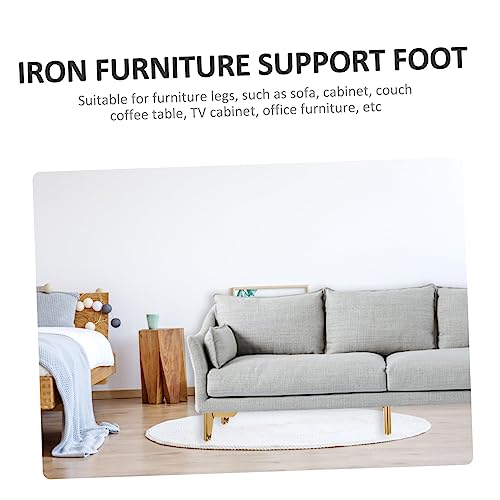 Patas de muebles de soporte triangular con base reforzada para elevar sofás y camas 7