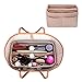 ZTUJO Purse Organizer Insert, Felt Bag Organizer with Metal Zipper, Handbag & Tote Shaper, For Speedy Neverfull Tote, 7 Sizes(Medium, Beige)