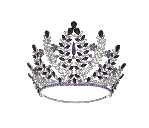 Elegant Rhinestone Tiara for Women - Stunning Wedding Crown with