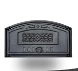 Innbee Porte de cheminée 490 x 280 mm en fonte   Porte de four   Four à pizza