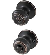 Honeywell Safes &amp; Door Locks 8101401 Classic Entry Door Knob, Oil Rubbed Bronze