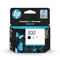 HP 302 Nero, F6U66AE Cartuccia Originale da 190 Pagine, Compatibile con Stampanti DeskJet 1110,...
