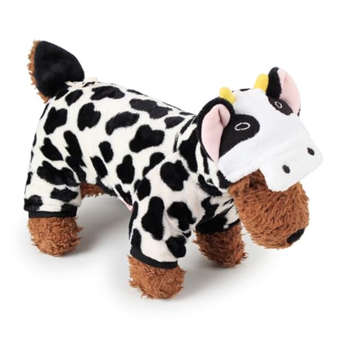 Disfraz de Vaca para Perros Pequeños Happyyami Talla S miniatura 4