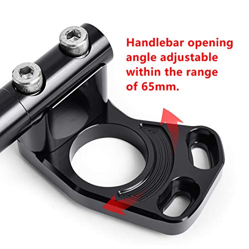 Demi Guidon Moto 37mm Guidon Bracelet 22mm pour Kawasaki Ninja 250 Ninja 300 Fourche 37mm Accessoires de Moto 2008-2018 - Image 5