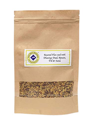 Image of Jyoti Ben's Mukhwas - Roasted Flax seed with Dhaniya Daal, Ajwain, Till(Sesame) & Suwa (Dill Seed) | Natural Blend | After Meal Mouth Freshener