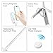 2026 5-in-1 Magnetic Selfie Stick with 360° Rotating Tripod and Wireless Remote for iPhone & Android—Portable for Travel (Clamp&Clip) (White)