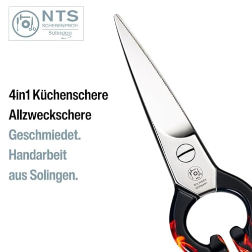 Ciseaux de cuisine forgés NTS Solingen en acier inoxydable polyvalents - 3
