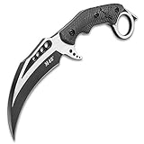 M48 Liberator Falcon Karambit Knife And Sheath - Cast Stainless Steel Blade, Black Oxide Coating,...