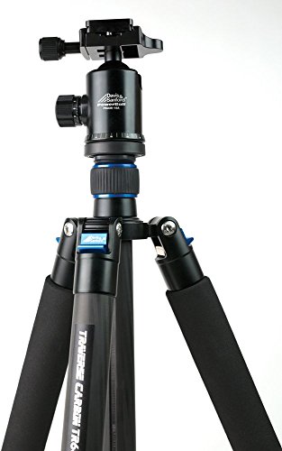 Davis & Sanford Tr684C-36 Heavy Duty 68" Carbon Fiber Tripod And Dual Locking Ball Head (Black) #TOP3