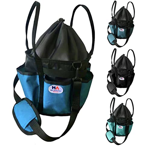 Majestic Ally horse Grooming Organizer Tote Bag (Hurricane Blue)
