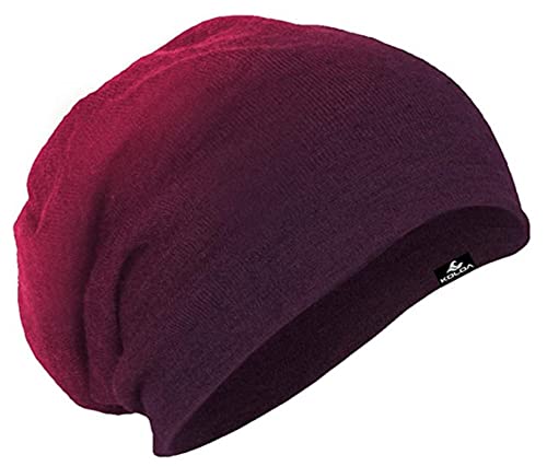 Joe's USA Koloa Surf Slouchy Beanie - Eggplant