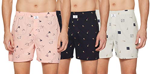 Image of Longies Men's Cotton Boxer Shorts (Pack of 1)