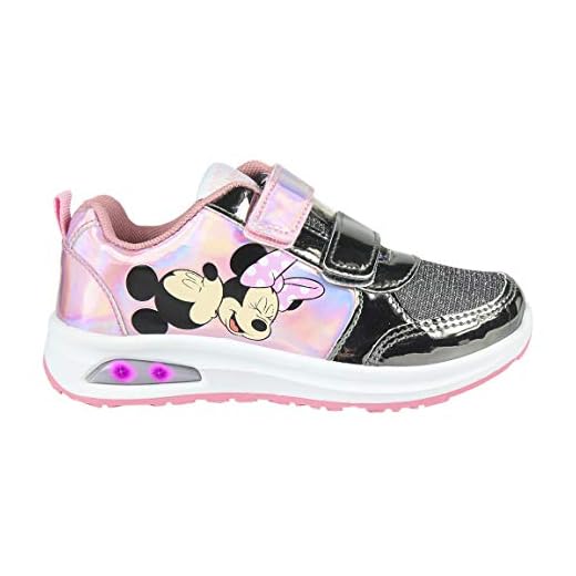 CERDÁ LIFE'S LITTLE MOMENTS Cerdá-Zapatilla con Luces Minnie Mouse de Color Rosa, Niñas, 26 EU