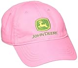 John Deere Little Girls' Trademark Baseball Cap, Pink, Toddler