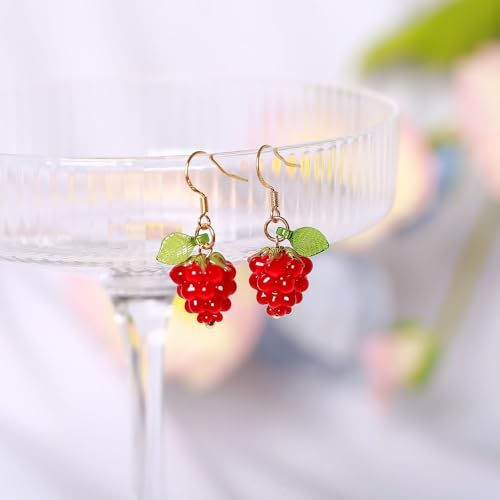 Cute Fruit earring,Dangle Drop Lightweight Fruit Earrings for Women4
