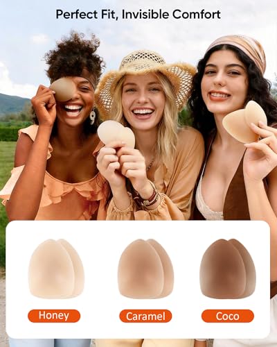 Image of Triangle Nipple Covers For Women Invisible Reusable Sticky Bra