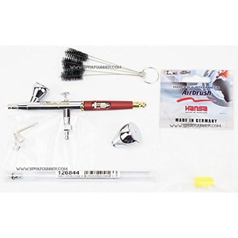 Harder & Steenbeck Infinity CR Plus 2in1 Airbrush 0.2 and 0.4mm Nozzle Sets 126594. by SprayGunner Cover