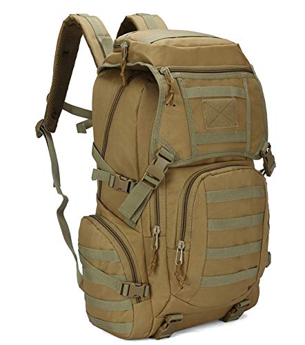 Mochila Táctica 50L Caminar Hombre Militar Asalto Molle para Deportes al Aire Libre