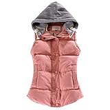 【Chaleco acolchado portátil sin mangas】 Este chaleco de plumas es más suave, transpirable y muy cómodo de llevar. En el frío invierno, este abrigo se vuelve aún más cálido. El estilo es elegante, delgado, delgado, casual, simple y cambiante.