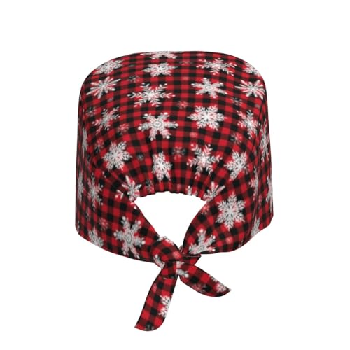 Image of Working Cap Scrub Cap with Sweatband Adjustable Unisex Women Tie Back Hat Nurse Surgical Caps
