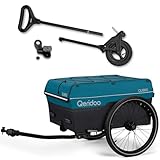 Qeridoo Qubee LE Petrol | Klappbarer Lastenanhänger Fahrrad mit 130l |...