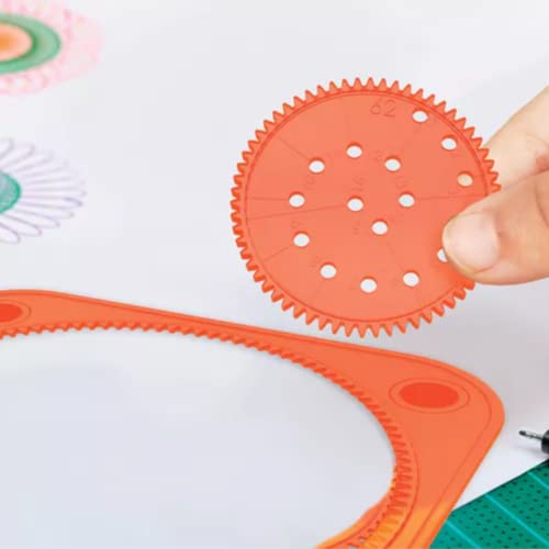 Alex Toys - Gear Art Original - Supplies for Kids 9-12 - Designer Kit Drawing Supplies - Includes Spinner Gears, Gear Holders, and Gel Pens for Geometric Art and Shape Drawing - 1 Box, 45 Pieces - Thumbnail 5