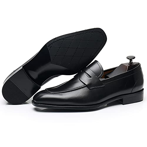 Zapatos de cuero para hombre tipo Oxford y mocasines de vestir casual 3
